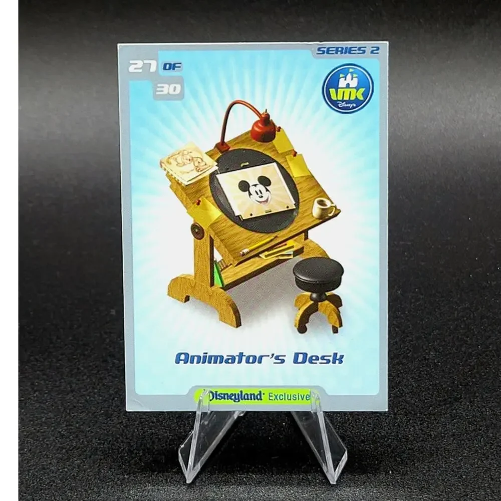 Rare Virtual Magic Kingdom VMK Animators Desk Disneyland Exclusive